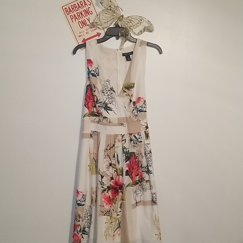 WHBM CATALINA FLORAL  Dress-Sz 14